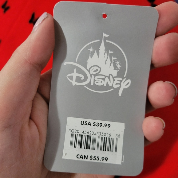 Minnie Mouse shift dress with pockets red with black bows NWT size womens xs - Picture 9 of 10